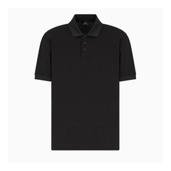 Armani Exchange Regular fit polo shirt with tone-on-tone allover logo