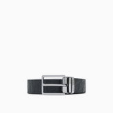 Armani Exchange Black Belt with allover logo