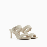 Armani Exchange Heeled sandals with two straps