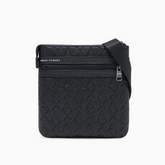 Armani Exchange Flat shoulder bag with allover logo