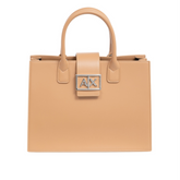 Armani Exchange ASV Trapeze Handbag Camel Rose
