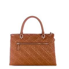 Guess Adelasia Satchel Bag CARAMEL