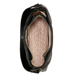 TANA TOP ZIP SHOULDER BLACK