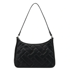 TANA TOP ZIP SHOULDER BLACK