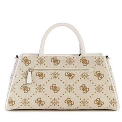 NEDA GIRLFRIEND SATCHEL OFF WHITE LOGO