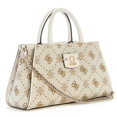 NEDA GIRLFRIEND SATCHEL OFF WHITE LOGO