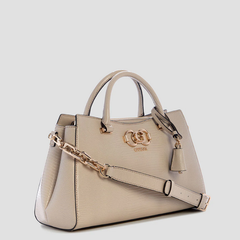 TAUPE SALINGE LUXURY SATCHEL BAG