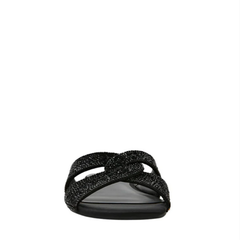 Steve Madden Musa Black Flat Sandals