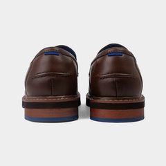 Kenneth Cole Jensen Penny Loafer Men’s Dress Shoes Brown Kenneth Cole