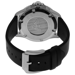 Emporio Armani Men’s Diver Three-Hand Quartz Watch – Blue Dial & Blue Leather Strap