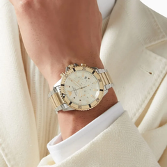 World Explorer Men’s Chronograph Two-Tone Stainless Steel Watch