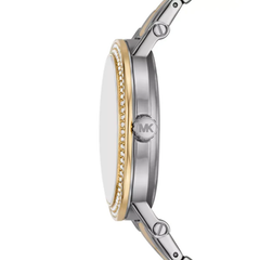 Michael Kors MKO1049 Women?s Analog Watch ? Blue Dial & Two-Tone Steel Strap