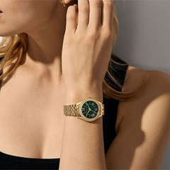 Michael Kors Mini Harlowe Pavé Gold-Tone Watch ? MK4870