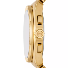 Michael Kors Oversized Accelerator 2.0 MK9177 Men?s Watch ? Gold-Tone Stainless Steel