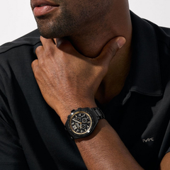 Michael Kors Oversized Accelerator 2.0 MK9179 Men?s Watch ? Black-Tone Stainless Steel