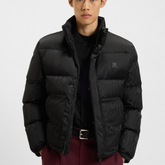 Men’s HUGO Balto2541 Quilted Jacket in Black Hugo Boss