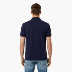 HUGO Dereso222 Slim-Fit Cotton Polo Shirt | Navy Designer Polo