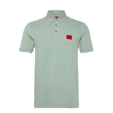 HUGO Dereso222 Slim-Fit Cotton Polo Shirt |LIGHT/PASTEL GREEN Hugo Boss