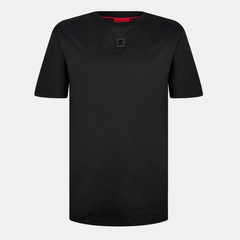 HUGO Dalile Men’s Regular-Fit Cotton T-Shirt | Black Hugo Boss