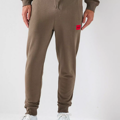 HUGO Doak212 Regular-Fit Sweat Joggers | Medium Grey Hugo Boss