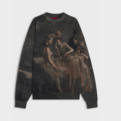 HUGO Oversized-Fit Sweatshirt with Ballerina Print – Dabusi