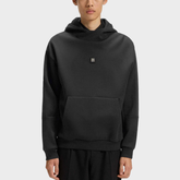 HUGO DanovoHood Men’s Hoodie – Black Cotton-Blend Hoodie