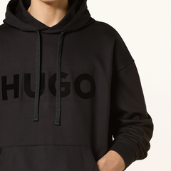HUGO Ditchle Hooded Sweatshirt – Black
