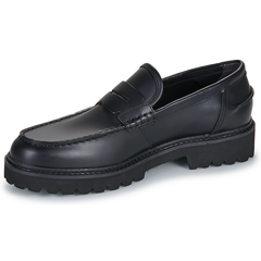 Hugo Draven Black Loafers | Men’s Classic Slip-On Shoes Hugo Boss