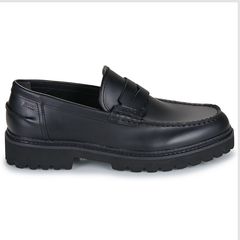 Hugo Draven Black Loafers | Men’s Classic Slip-On Shoes Hugo Boss