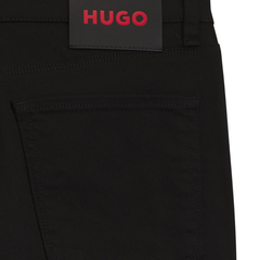 HUGO Extra-Slim-Fit Stretch Denim Jeans | Black