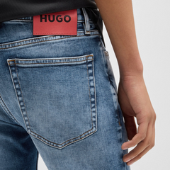 HUGO Extra-Slim-Fit Stretch Denim Jeans | Medium Blue