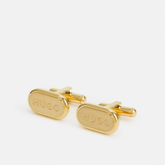 Hugo E CLASSIC Gold-Coloured Cufflinks Hugo Boss
