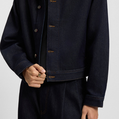 Hugo Gold Stacked-Logo Signet Ring with Enamel Insert