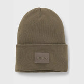 HUGO Xevon_B Medium Grey Beanie Hat Hugo Boss