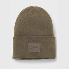 HUGO Xevon_B Medium Grey Beanie Hat