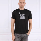 ARMANI EXCHANGE T Shirt BLACK 3RZTAC ZJA5Z ARMANI EXCHANGE