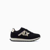 Armani Exchange Mesh & Microsuede Sneakers ARMANI EXCHANGE