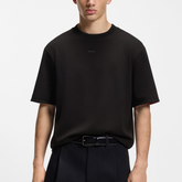 HUGO DANEON Embroidered-Logo T-Shirt | Stretch Cotton Hugo Boss