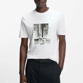 HUGO DEYSS Cityscape Print T-Shirt - White Hugo Boss