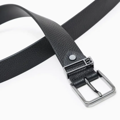 Armani Exchange Men's Black Leather Belt XM001695-AF17387 ARMANI EXCHANGE