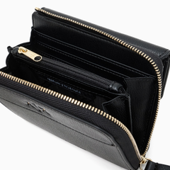 Armani Exchange Women's Smooth Finish Zip-Around Wallet ARMANI EXCHANGE