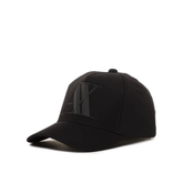 Armani Exchange Men's Black Stretch Baseball Cap ARMANI EXCHANGE