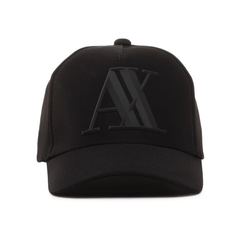 Armani Exchange Men's Black Stretch Baseball Cap ARMANI EXCHANGE
