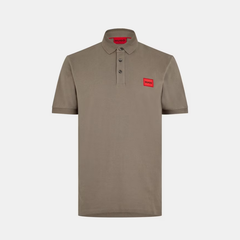 HUGO Dereso222 Slim-Fit Cotton Polo Shirt | Medium Grey Hugo Boss