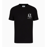 Armani Exchange REGULAR FIT JERSEY T-SHIRT Black
