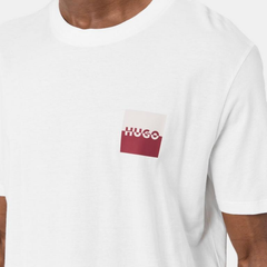 HUGO Dapusi Men’s Cotton T-Shirt | Natural Hugo Boss