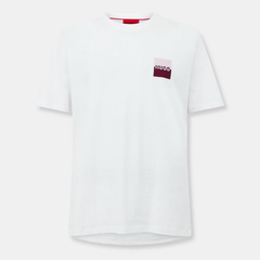 HUGO Dapusi Men’s Cotton T-Shirt | Natural Hugo Boss