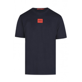 HUGO Diragolino 212 Cotton T-Shirt | Navy Hugo Boss