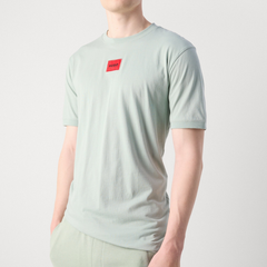 HUGO Diragolino 212 Cotton T-Shirt | Light/Pastel Green Hugo Boss