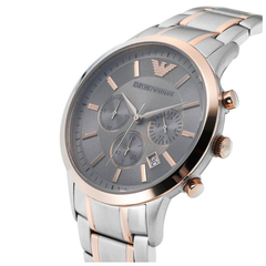 Emporio Armani Men’s Chronograph Quartz Watch – Grey Dial AR11077 Emporio Armani